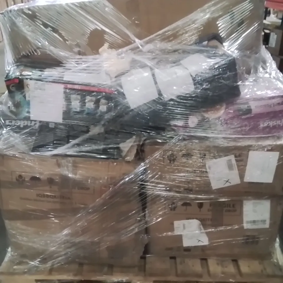 PALLET OF ELECTRICAL PRODUCTS TO INCLUDE;GAS GRILL,FRIDGE,COOKER HOOD
