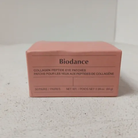 BOXED AND SEALED BIODANCE COLLAGEN PEPTIDE EYE PATCHES (30 PAIRS)