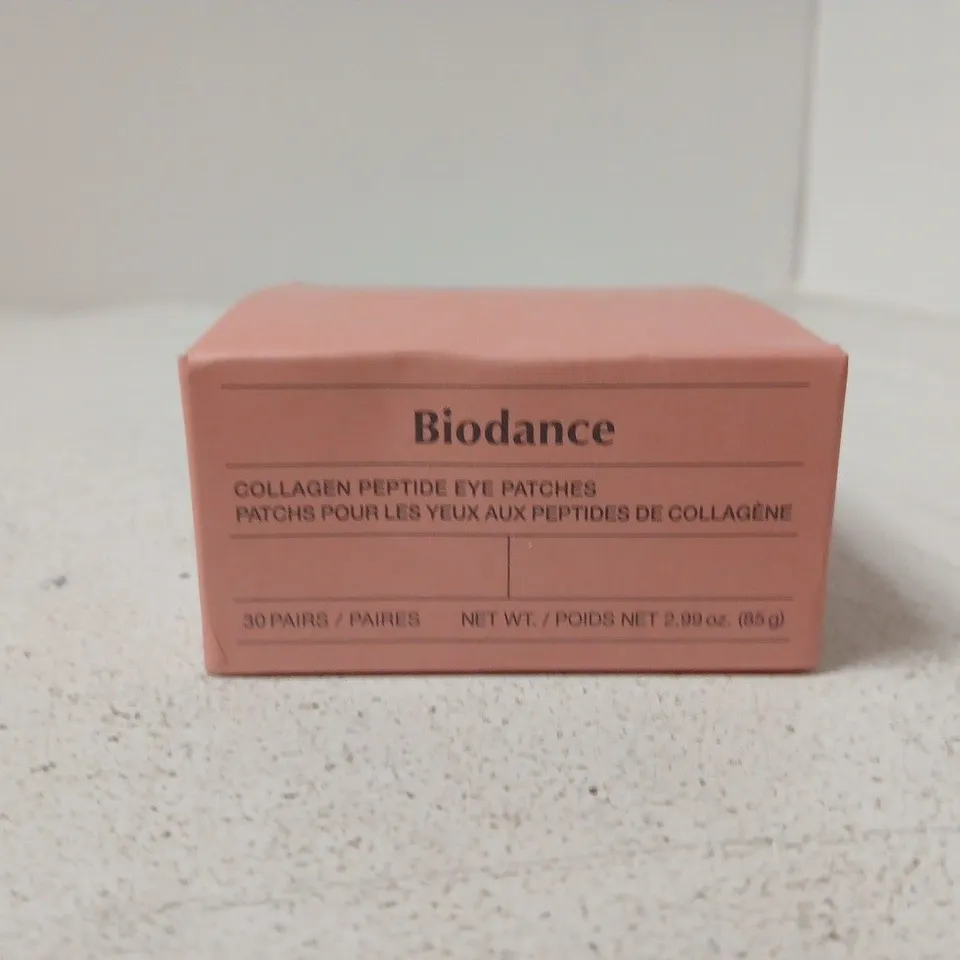 BOXED AND SEALED BIODANCE COLLAGEN PEPTIDE EYE PATCHES (30 PAIRS)