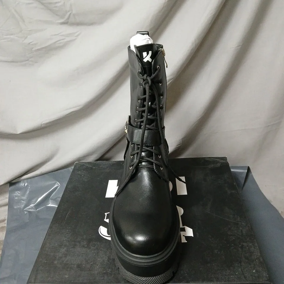 KOI GHOST THE IMPERATOR HARDWARE PLATFORM BOOTS BLACK BOXED SIZE 10 