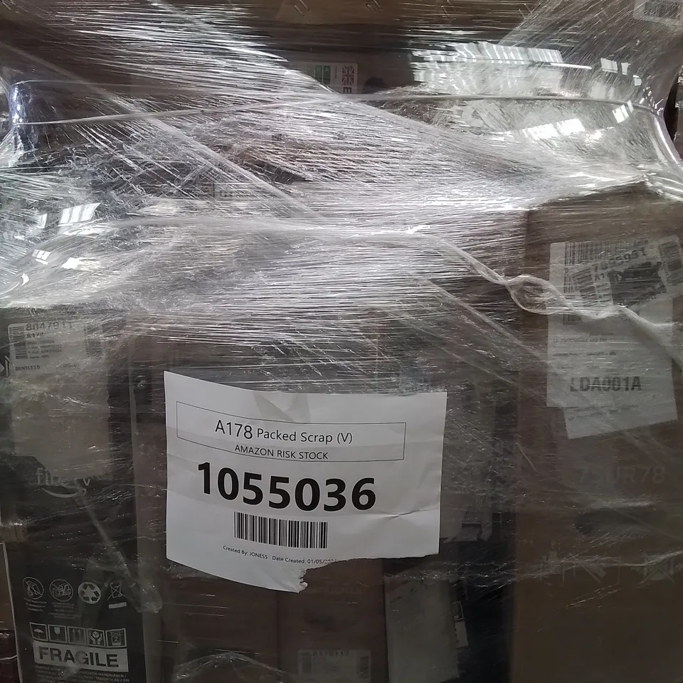 PALLET OF APPROXIMATELY 8 UNPROCESSED RAW RETURN TELEVISIONS TO INCLUDE;