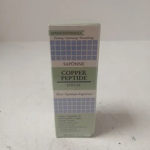 BOXED AND SEALED SAPONNE COPPER PEPTIDE SERUM (30ML)