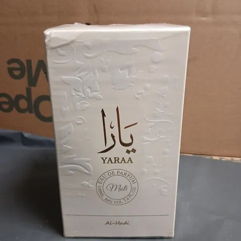 BOXED AND SEALED YARAA AL HADI EAU DE PARFUM 100ML