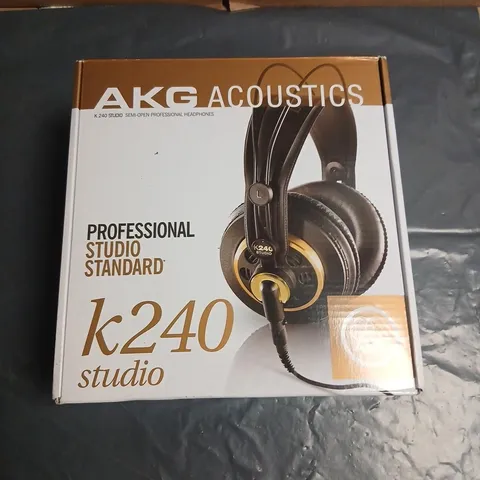 AKG K240 STUDIO HEADPHONES – SEMI-OPEN STUDIO REFERENCE, BOXED