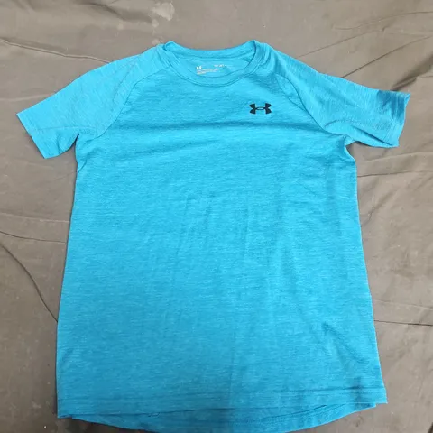 UNDER ARMOUR LOOSE TEE IN SKY BLUE - YOUTH LARGE