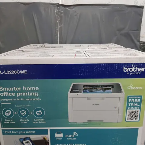 BOXED BROTHER HL-L3220CWE ECOPRO READY PROFESSIONAL COLOUR LASER PRINTER - COLLECTION ONLY