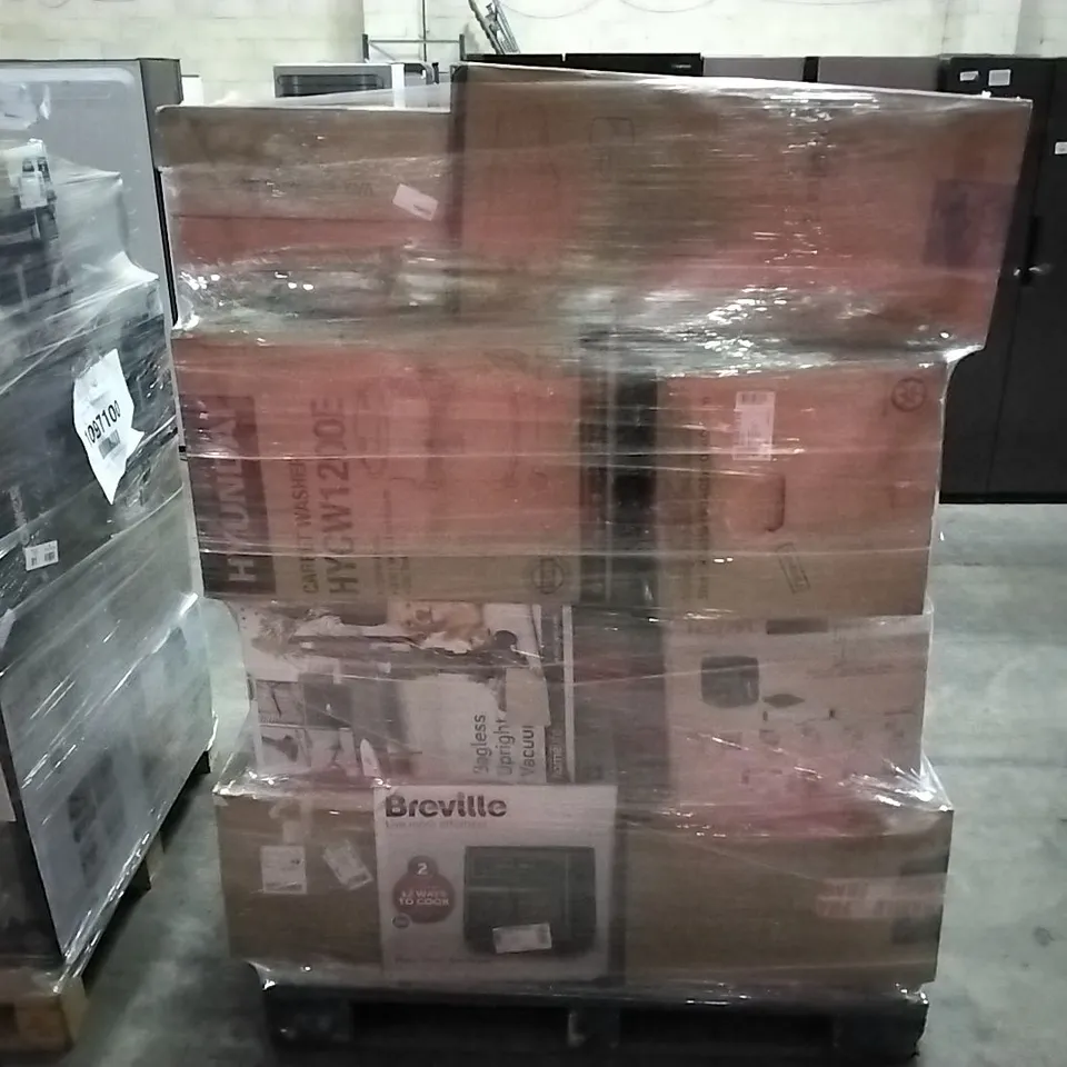 PALLET OF APPROXIMATELY 26 UNPROCESSED RAW RETURN HOUSEHOLD AND ELECTRICAL GOODS TO INCLUDE;