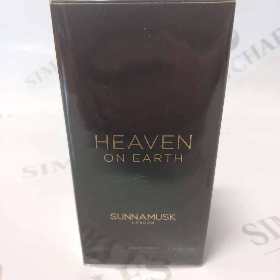 BOXED SUNNAMUSK LONDON HEAVEN ON EARTH EAU DE PARFUM 100ML