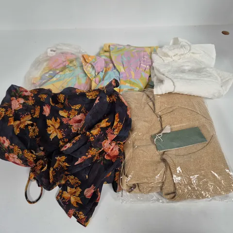 APPROXIMATELY 50 ASSORTED WOMENS DRESSES CLOTHING ITEMS IN VARIOUS SIZES, STYLES & COLOURS TO INCLUDE BRANDS SUCH AS PAIGE, MINUS, JOHN LEWIS, ETC - COLLECTION ONL