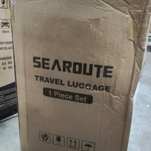 BOXED SEAROUTE TRAVEL LUGGAGE CASE -PINK-