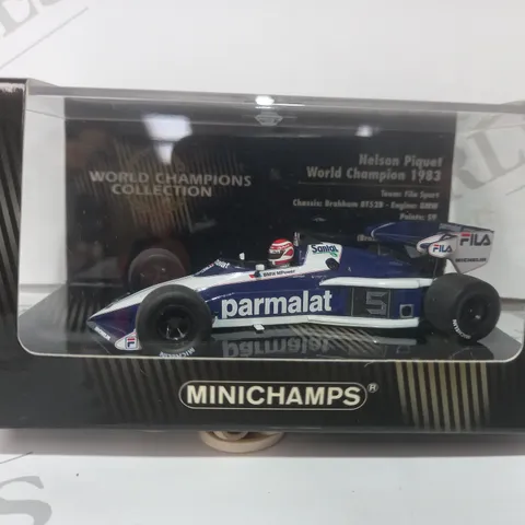 MINICHAMPS FORMULA 1 NELSON PIQUET WORLD CHAMPIONS 1983 MODEL