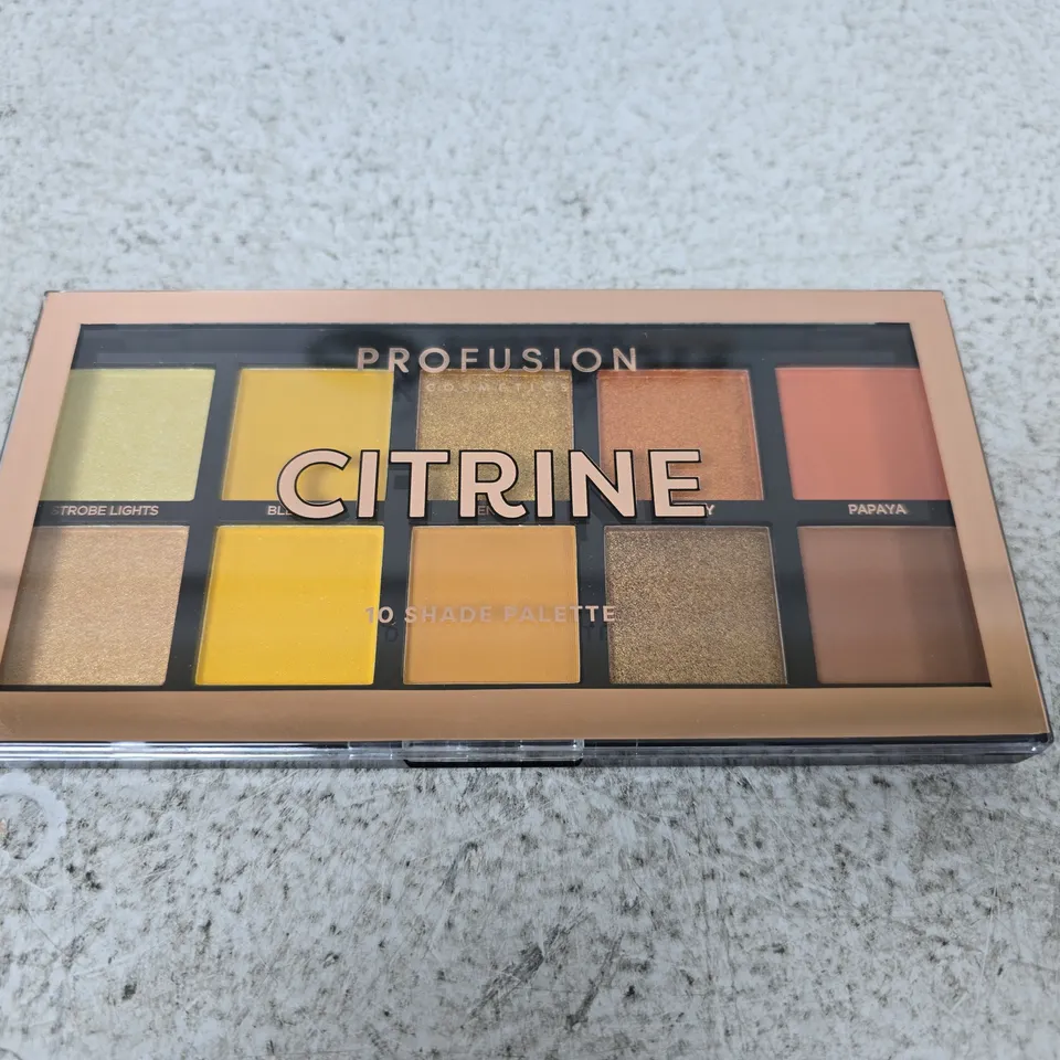 PROFUSION CITRINE 10-SHADE EYESHADOW PALETTE