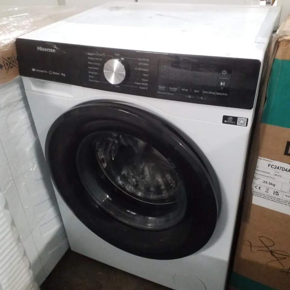 HISENSE 3S SERIES WF3S9043BW3 WIFI-ENABLED 9 KG 1400 SPIN WASHING MACHINE - WHITE