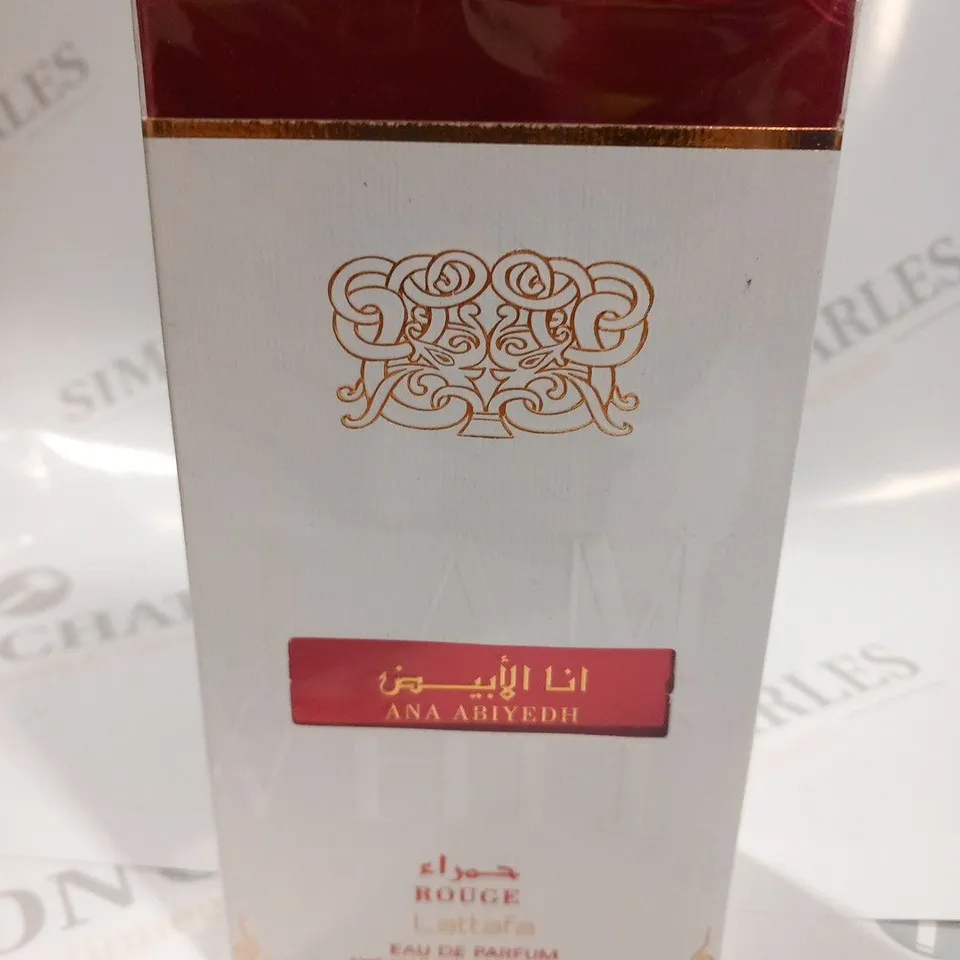 BOXED AND SEALED LATTAFA ANA ABIYEDH ROUGE EAU DE PARFUM 60ML