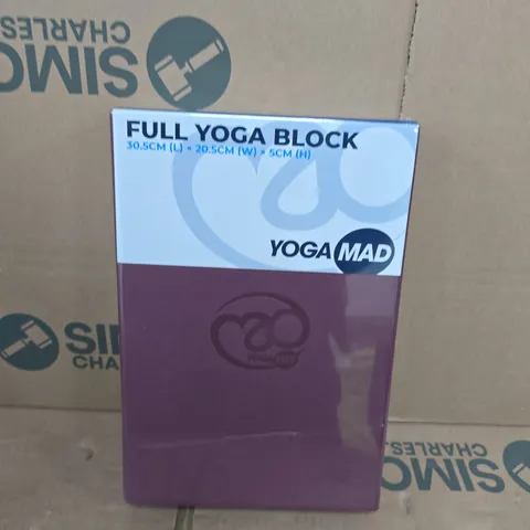 YOGA MAD FULL YOGA BLOCK