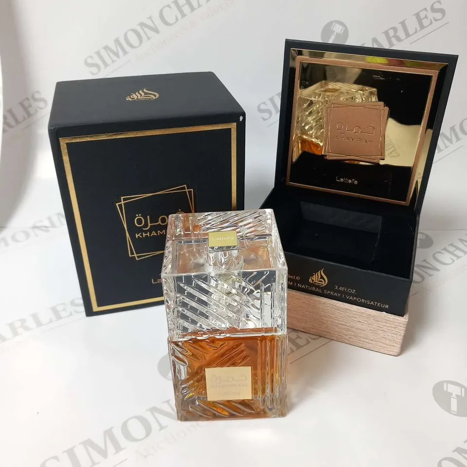 BOXED KHAMRAH LATTAFA EAU DE PARFUM 100ML