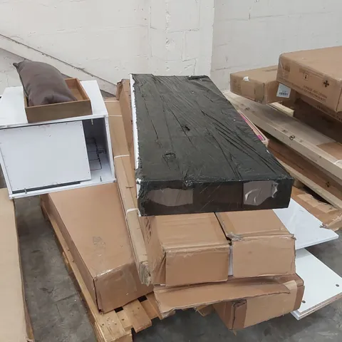 PALLET OF ASSORTED FURNITURE PARTS AND HOMEWARE PRODUCTS