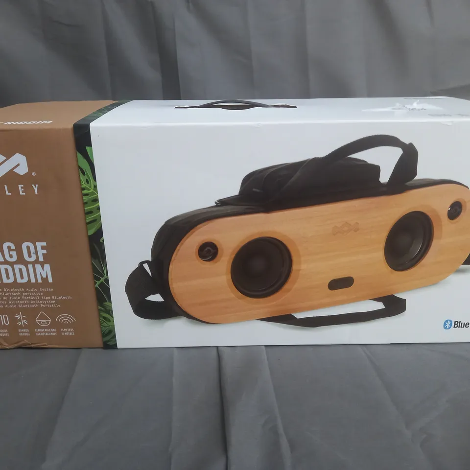 BOXED MARLEY BAG OF RIDDIM - PORTABLE BLUETOOTH AUDIO SYSTEM