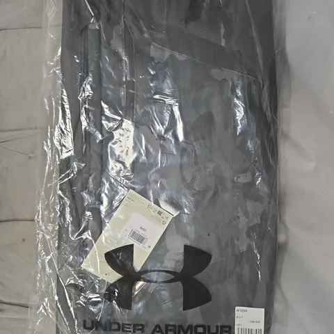 BAGGED UNDER ARMOUR DUFFLE BAG IN URBAN CAMO