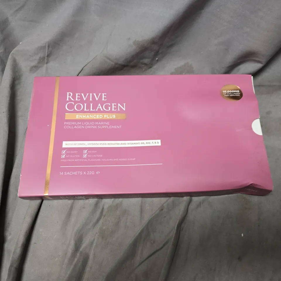 BOXED AND SEALED REVIVE COLLAGEN ENHANCED PLUS (14X22G)