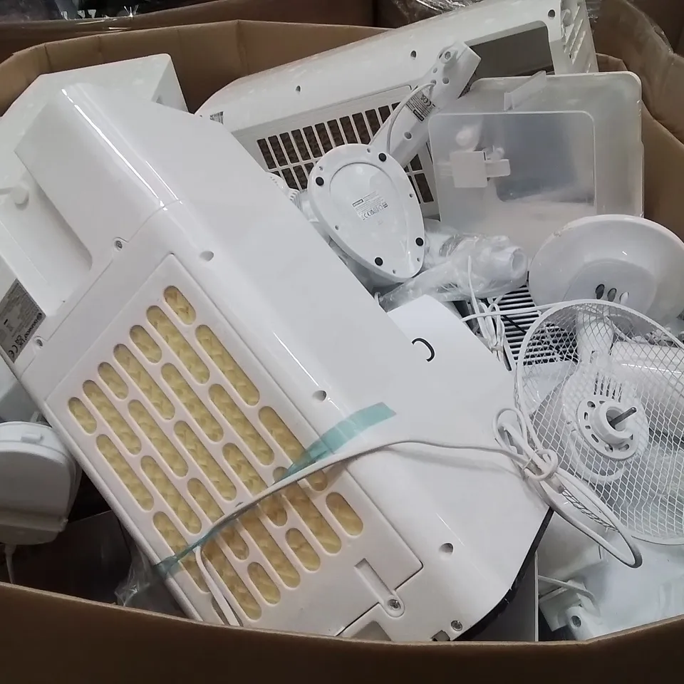 PALLET CONTAINING A LARGE QUANTITY OF ELECTRICAL PRODUCTS TO INCLUDE;TOASTER,IRON,FAN,AIR COOLER