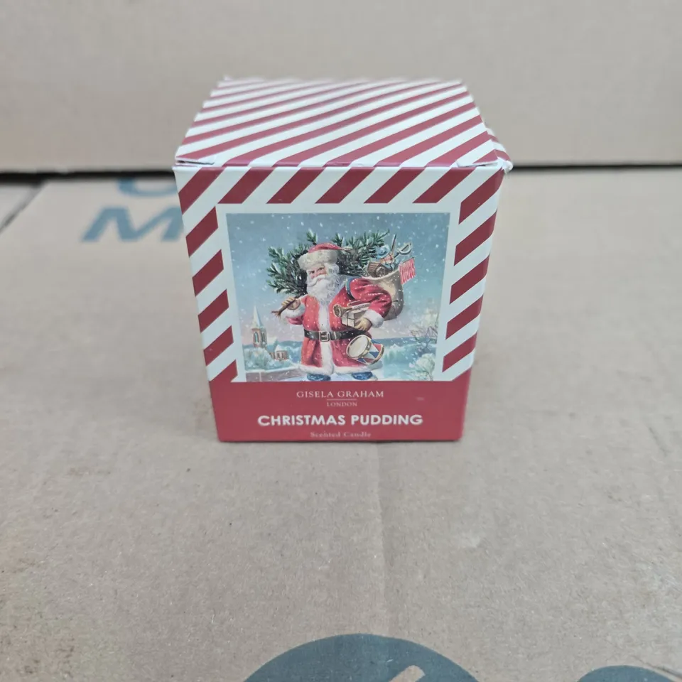 GISELA GRAHAM LONDON CHRISTMAS PUDDING SCENTED CANDLES – BOX OF 6