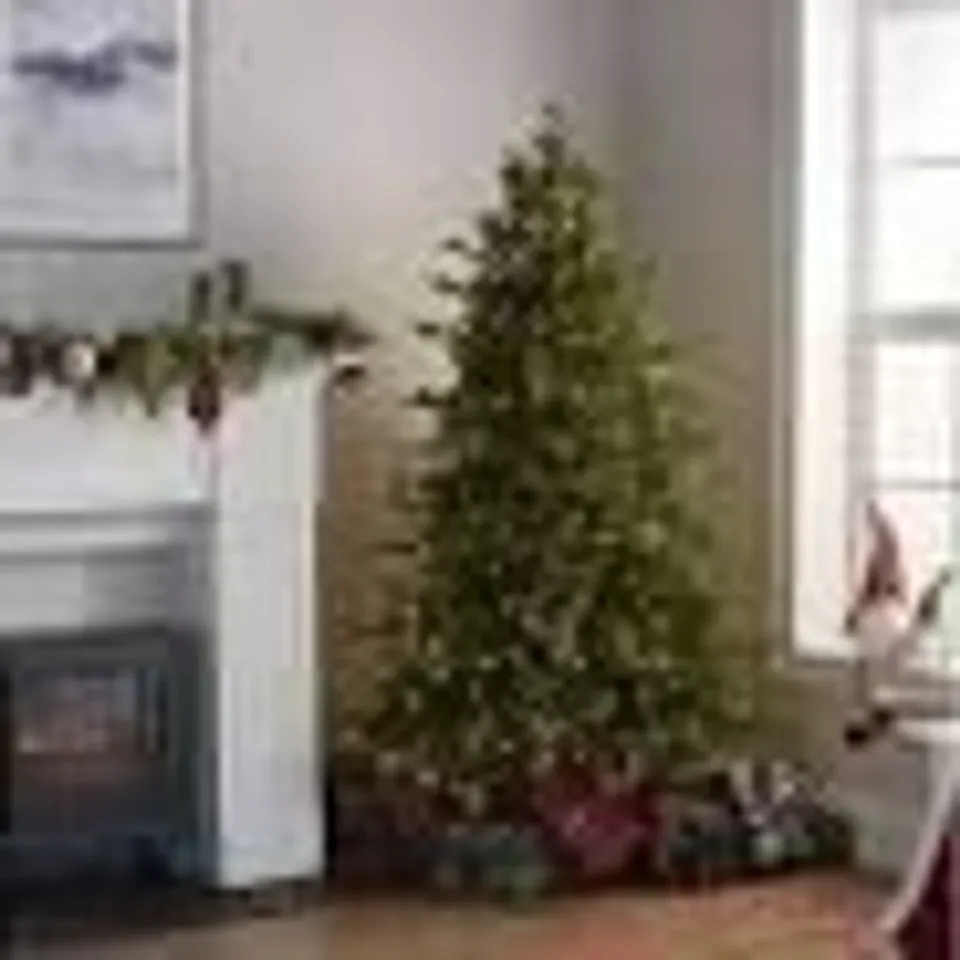 SANTA'S BEST 116 FUNCTION PRE-LIT GUMDROP AUBURN CHRISTMAS TREE - COLLECTION ONLY