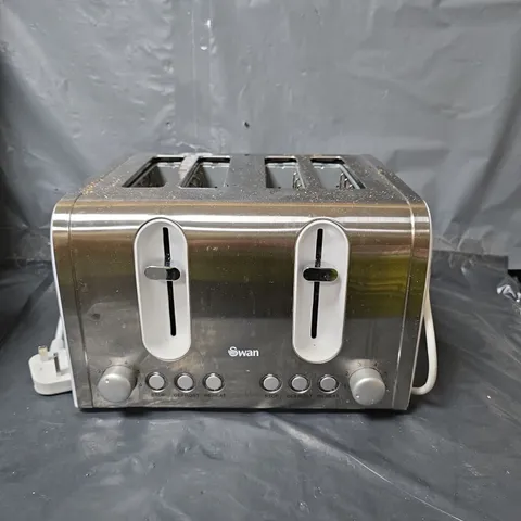 SWAN TOASTER 4-SLICE TOASTER WHITE
