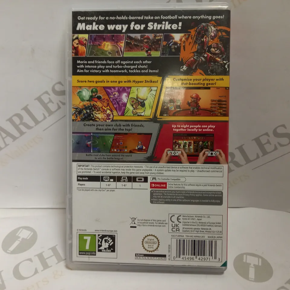 MARIO STRIKERS BATTLE FOOTBALL LEAGUE (NINTENDO SWITCH)
