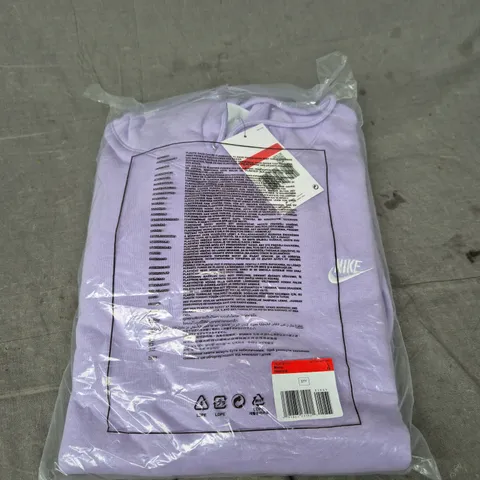 NIKE HOODIE SWEATSHIRT - LAVENDER - MENS - LARGE