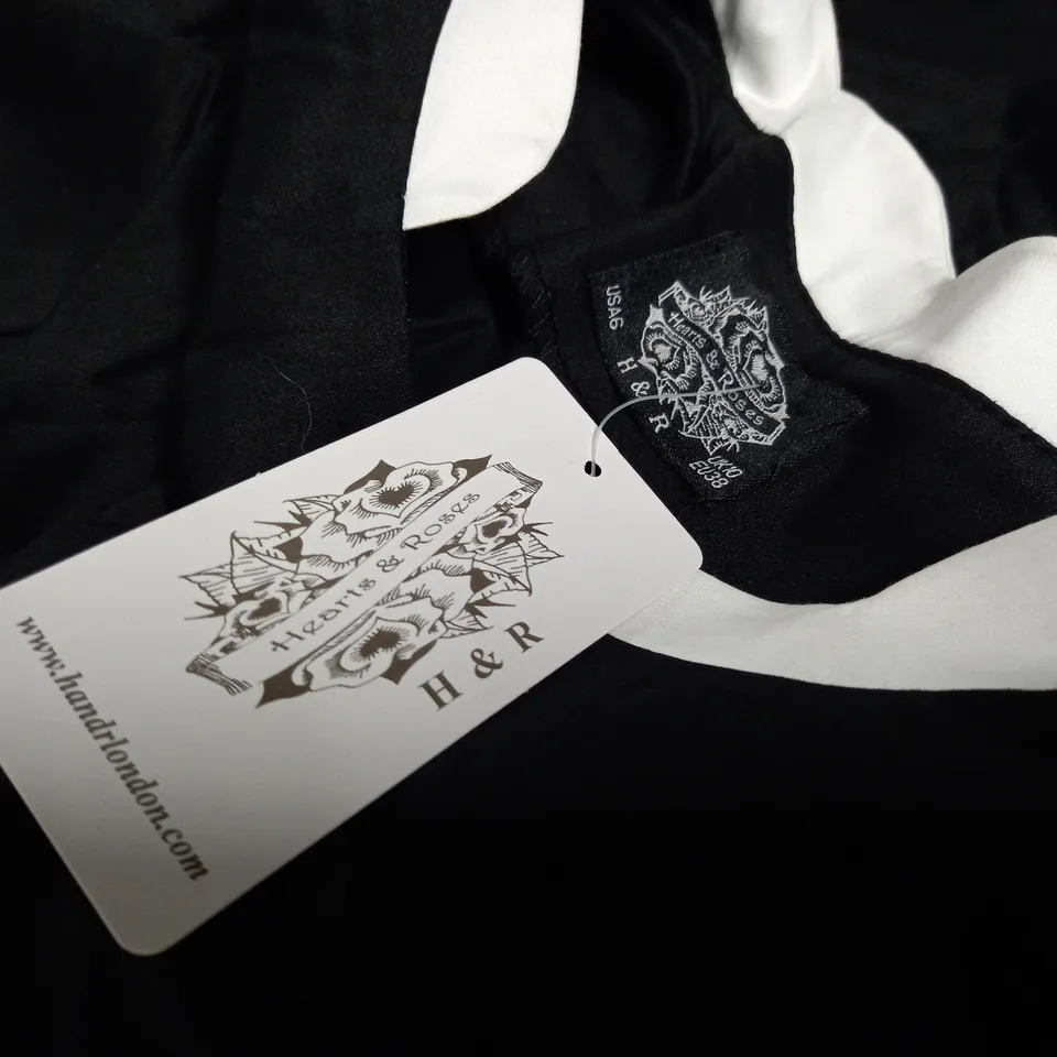 LOT OF 5 HEARTS AND ROSES BLACK DRESSES