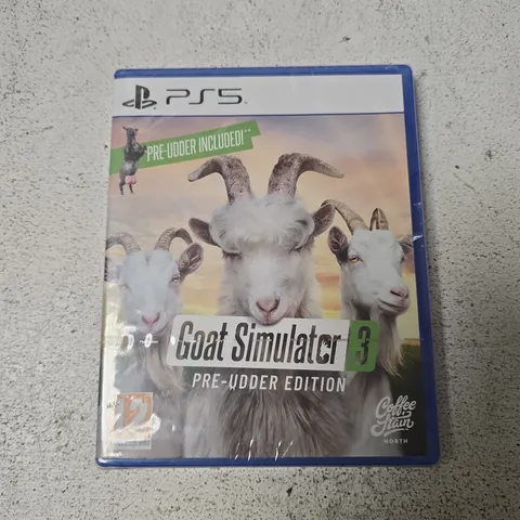 SEALED GOAT SIMULATOR PRE-UDER EDITION FOR PS5