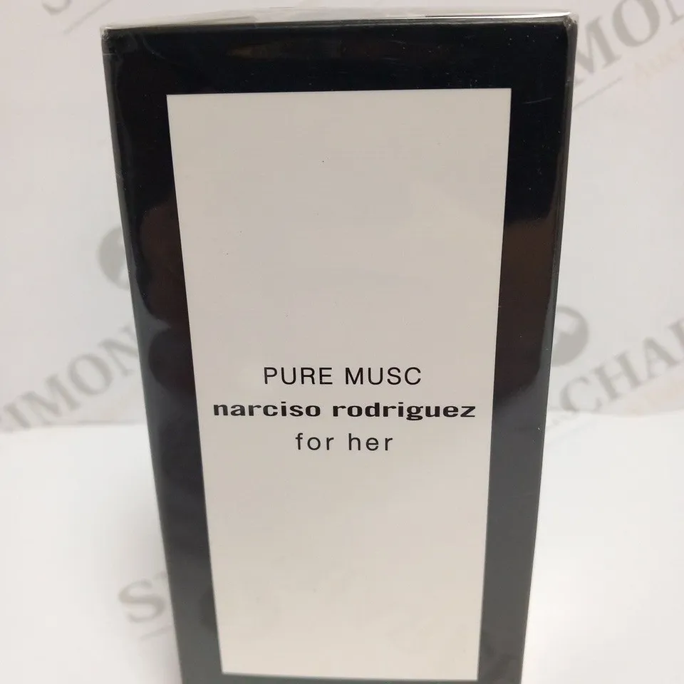 BOXED AND SEALED NARCISO RODRIGUEZ "PURE MUSC" EAU DE PARFUM FOR HER, 100ML 