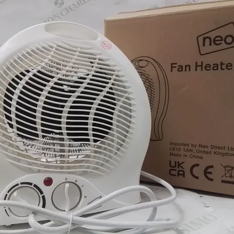 BOXED NEO FAN HEATER IN WHITE