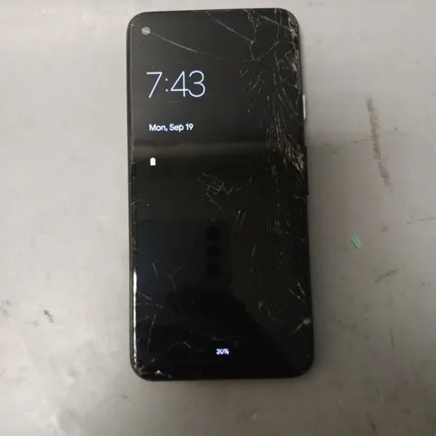 GOOGLE PIXEL 4A IN BLACK