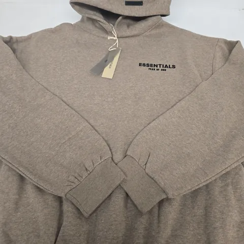FEAR OF GOD ESSENTIALS HOODIE – SIZE L