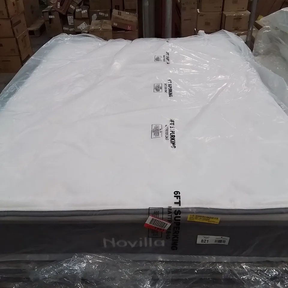 QUALITY BAGGED NOVILLA 25CM ORTHO COOLING MEMORY FOAM POCKET SPRUNG 135CM DOUBLE MATTRESS