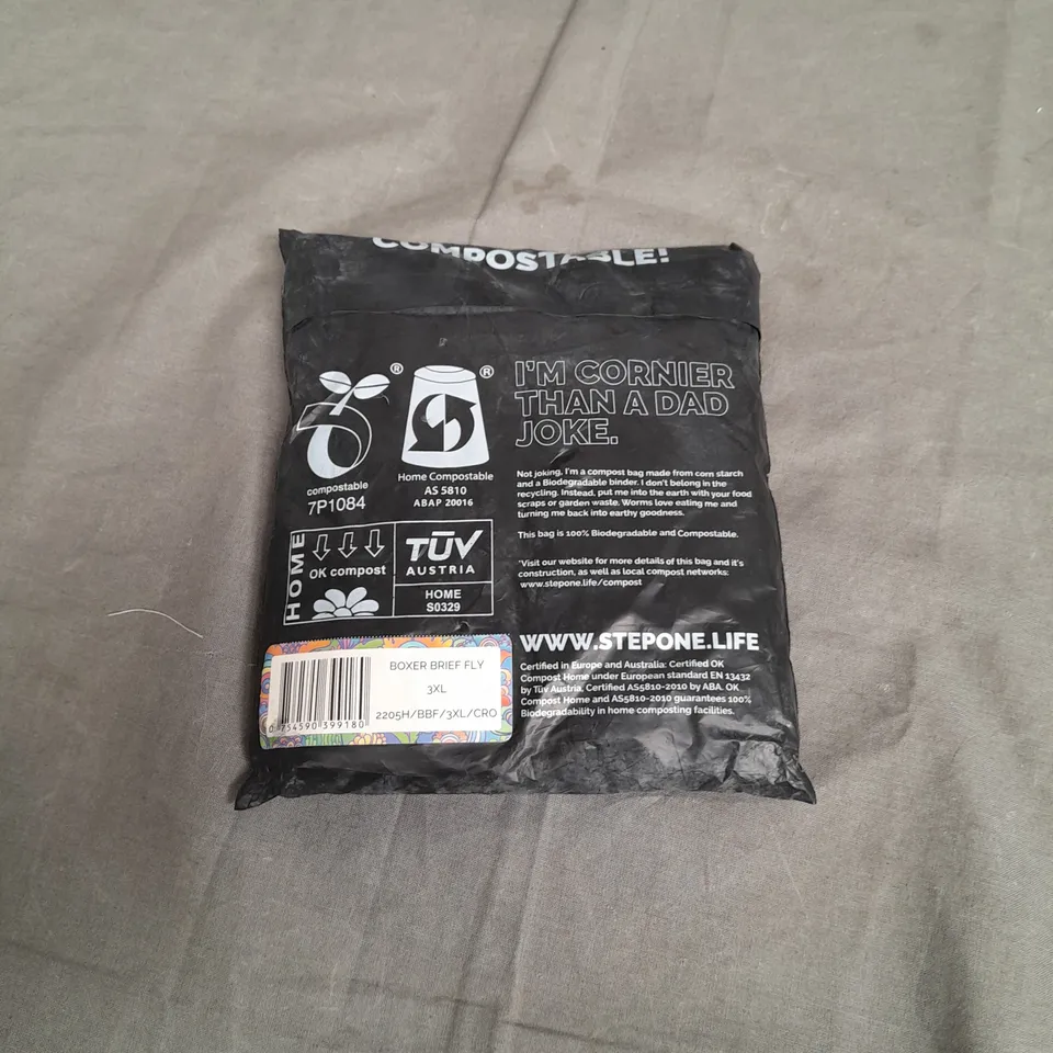 SEALED STEPONE BOXER BREIF FLY 3XL