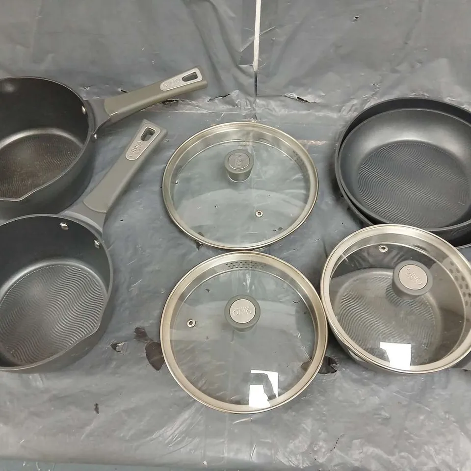 GINO D'CAMPO FORGED ALUMINIUM 5-PIECE PAN SET