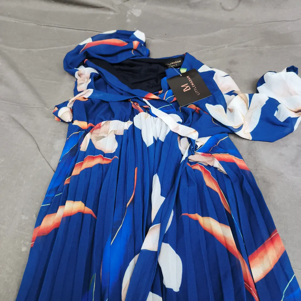 LITTLE MADAM ELLE DRESS – BRIGHT NAVY, UK 14-16 