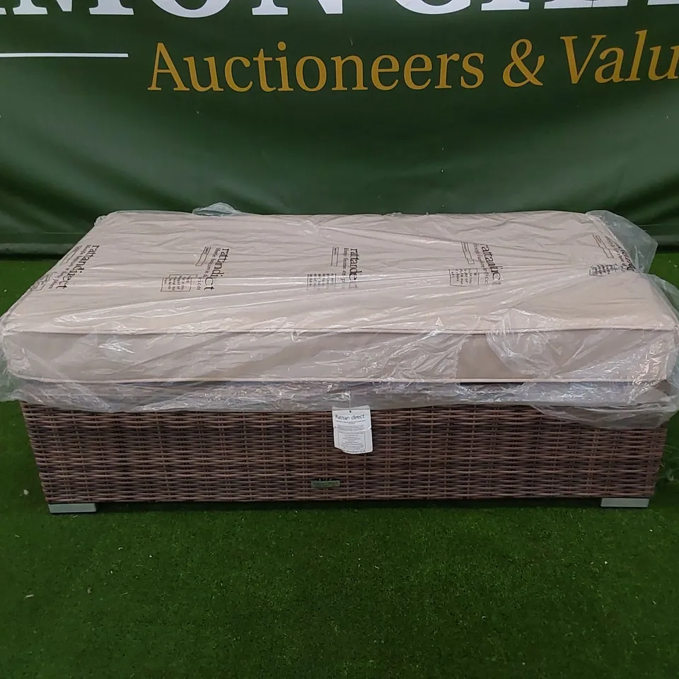 DESIGNER GARDEN/PATIO BENCH WITH CUSHION