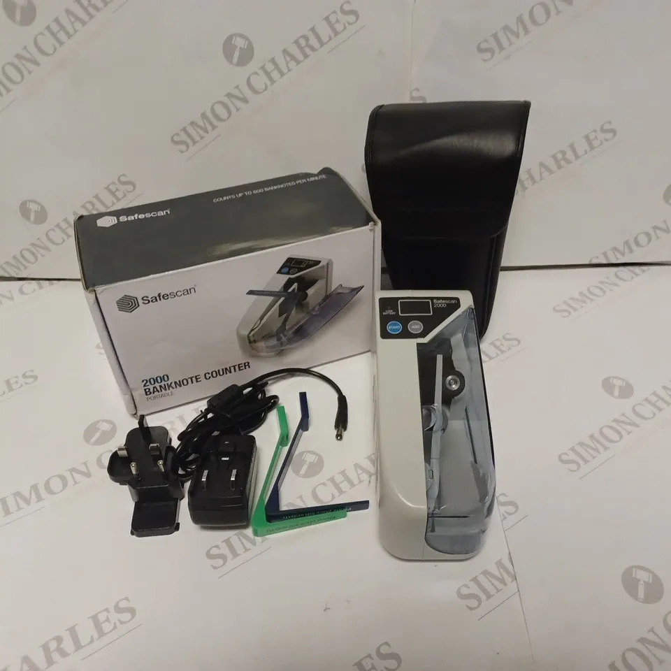 SAFESCAN 2000 PORTABLE BANKNOTE COUNTER 