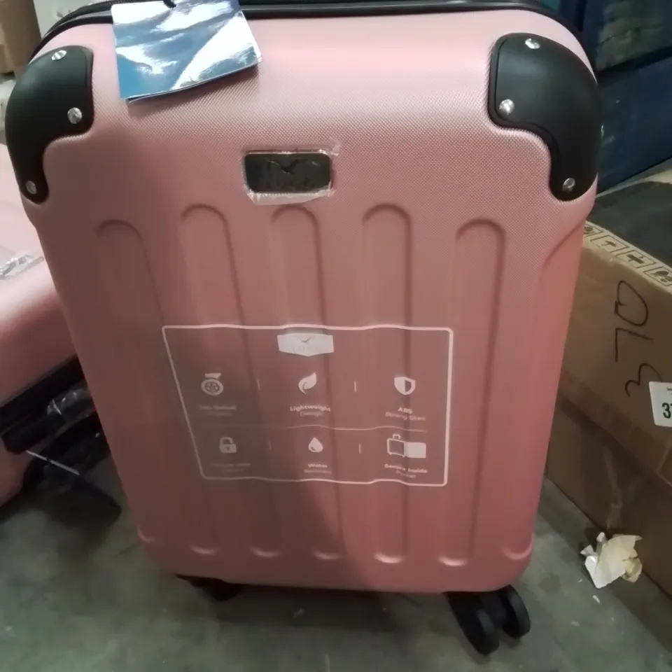 LUGG TRAVEL SUITCASE ROSE GOLD