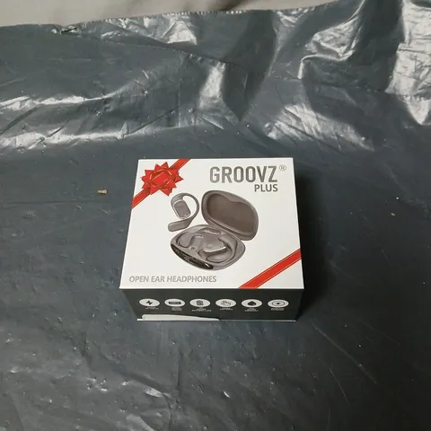 GROOVZ PLUS OPEN EAR HEADPHONES IN CHARGING CASE BOXED