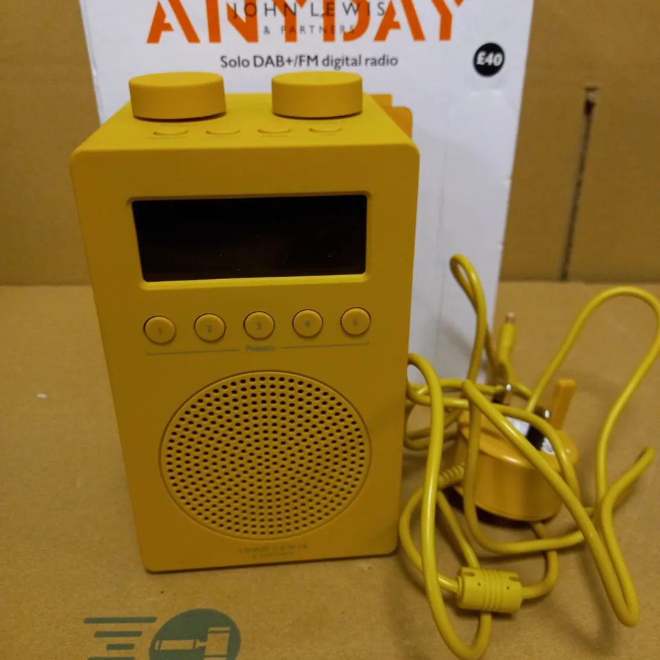 JOHN LEWIS ANYDAY DIGITAL RADIO 