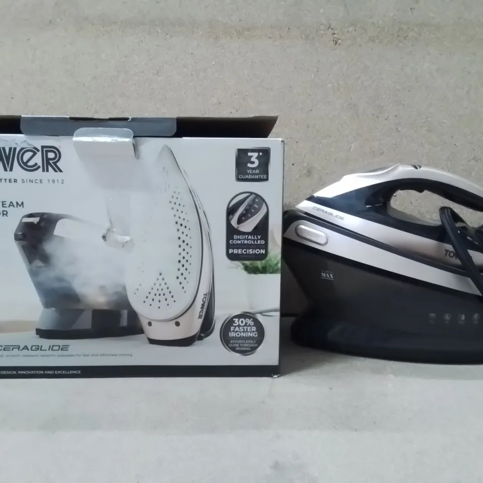 BOXED TOWER 2400W DIGITAL STEAM GENERATOR IRON 