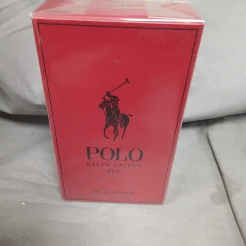 BOXED AND SEALED RALPH LAUREN POLO RED EAU DE TOILETTE SPRAY 125ML