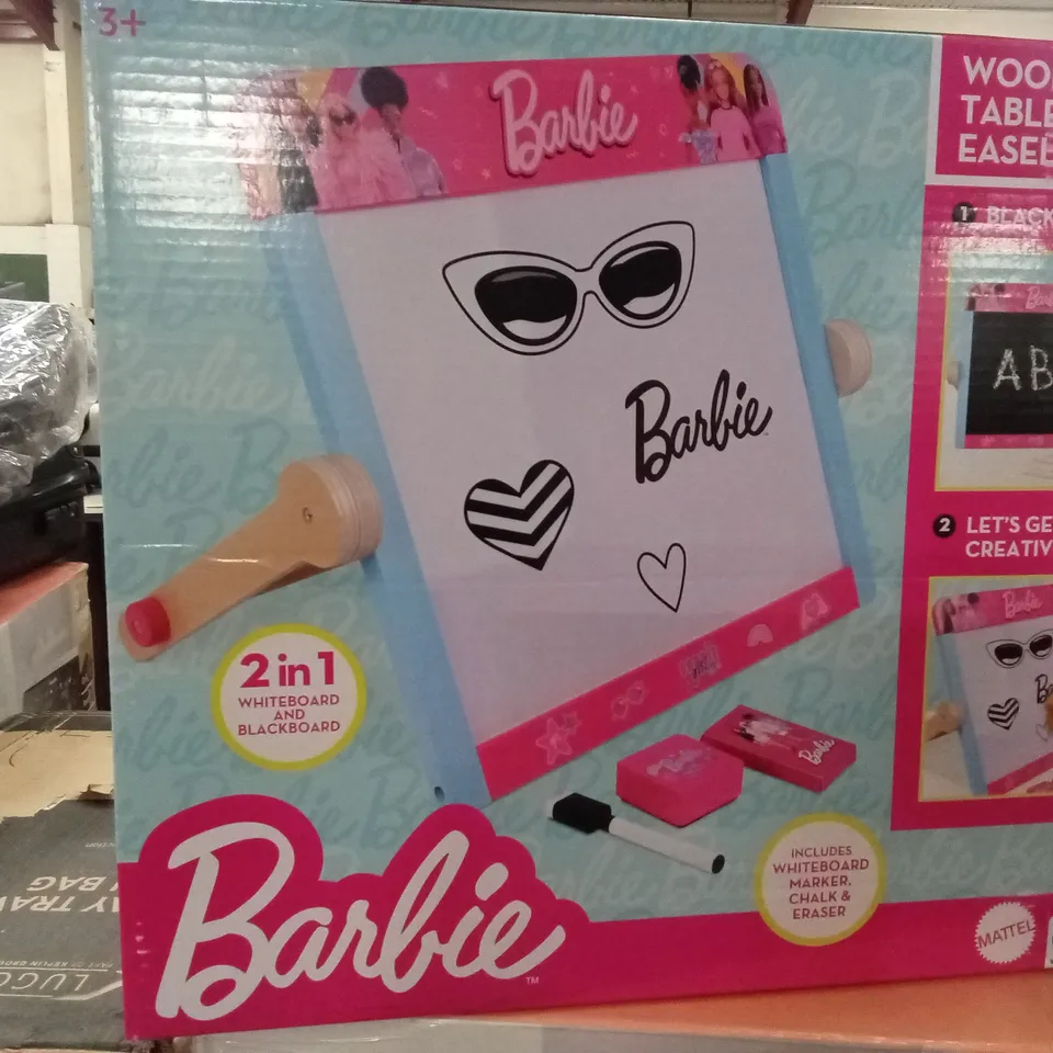 BARBIE WOODEN TOP EASEL 