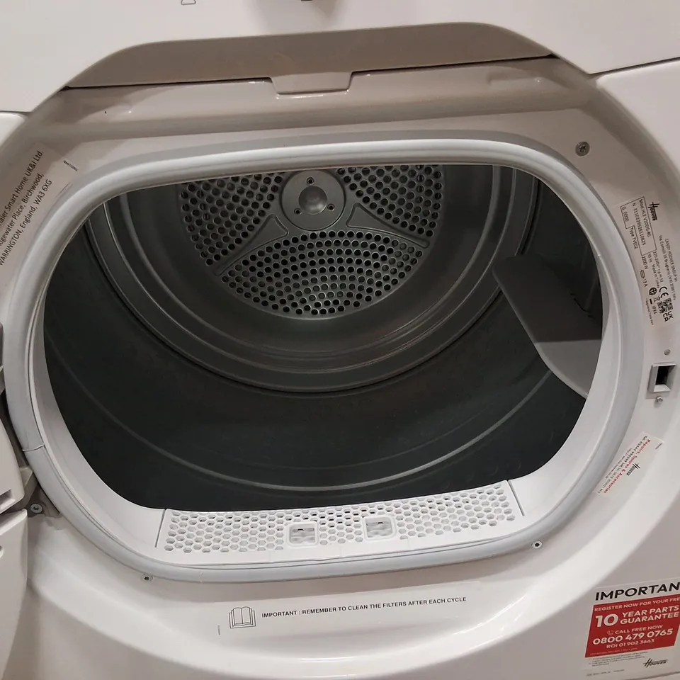 HOOVER H-DRY 300 LITE (VENTED) TUMBLE DRYER - WHITE - 10KG (HLE V10DG-80)