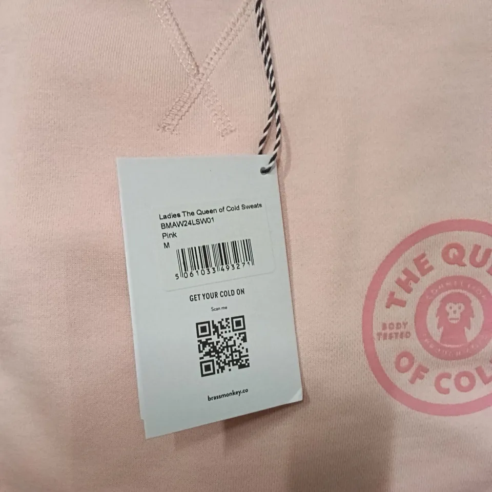 BRAND NEW BRASS MONKEY SWEATS - PINK SIZE MEDIUM APPROXIMATELY 7